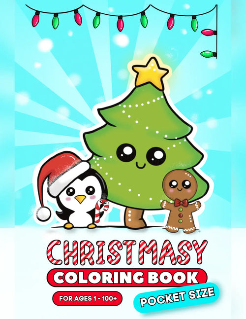 Christmasy Doodles Coloring Book